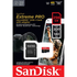Kép 1/4 - SANDISK EXTREME PRO MICRO SDXC 256GB + ADAPTER CLASS 10 UHS-I U3 A2 V30 200/140 MB/s