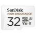 Kép 4/5 - SANDISK HIGH ENDURANCE MICRO SDHC 32GB + ADAPTER CLASS 10 UHS-I U3 V30 100/40 MB/s