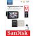 Kép 1/5 - SANDISK HIGH ENDURANCE MICRO SDXC 64GB + ADAPTER CLASS 10 UHS-I U3 V30 100/40 MB/s