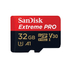 Kép 2/2 - SANDISK EXTREME PRO MICRO SDHC 32GB + ADAPTER CLASS 10 UHS-I U3 A1 V30 100/90 MB/s