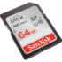Kép 2/3 - SANDISK ULTRA SDXC 64GB CLASS 10 UHS-I U1 (140 MB/s OLVASÁSI SEBESSÉG)