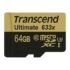 Kép 2/3 - TRANSCEND MICRO SDXC 64GB + ADAPTER UHS-I U3 CLASS 10 (95 MB/S OLVASÁSI - 85 MB/S ÍRÁSI SEBESSÉG)