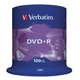 VERBATIM DVD+R 16x CAKE (100)