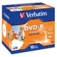 VERBATIM DVD-R 16X FULL NYOMTATHATÓ ID BRANDED NORMÁL TOKBAN (10)