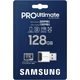 SAMSUNG PRO ULTIMATE (2023) MICRO SDXC 128GB CLASS 10 UHS-I U3 A2 V30 200/130 MB/s + USB 3.0 MEMÓRIAKÁRTYA OLVASÓ
