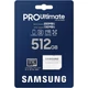 SAMSUNG PRO ULTIMATE (2023) MICRO SDXC 512GB + ADAPTER CLASS 10 UHS-I U3 A2 V30 200/130 MB/s