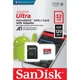 SANDISK ULTRA MICRO SDHC 32GB + ADAPTER CLASS 10 UHS-I U1 A1 ANDROID 120 MB/s