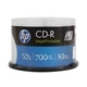 HP CD-R 52X FULL NYOMTATHATÓ CAKE (50)
