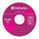VERBATIM CD-RW 12X COLOUR SLIM TOKBAN (5)