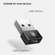 BASEUS CATJQ-A01 EXQUISITE USB (APA) - USB TYPE-C (ANYA) ÁTALAKÍTÓ ADAPTER FEKETE