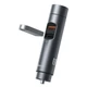 BASEUS CCNLZ-C0G ENERGY COLUMN FM TRANSMITTER/BLUETOOTH 5.0 KIHANGOSÍTÓ/AUTÓS TÖLTŐ QC 18W SZÜRKE