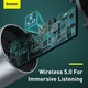 BASEUS CCNLZ-C0S ENERGY COLUMN FM TRANSMITTER/BLUETOOTH 5.0 KIHANGOSÍTÓ/AUTÓS TÖLTŐ QC 18W  EZÜST