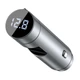 BASEUS CCNLZ-C0S ENERGY COLUMN FM TRANSMITTER/BLUETOOTH 5.0 KIHANGOSÍTÓ/AUTÓS TÖLTŐ QC 18W  EZÜST