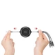 BASEUS CAMLT-JH01 GOLDEN LOOP 3-IN-1 USB TYPE-C/MICRO USB/APPLE LIGHTNING KÁBEL 1,2m FEKETE