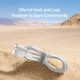 BASEUS CAMSW-02 MICRO USB KÁBEL 2,4A 1m FEHÉR