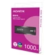 ADATA SC610 USB 3.2 GEN 2 KÜLSŐ SSD MEGHAJTÓ 1000GB FEKETE