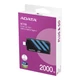 ADATA SC735 USB 3.2 GEN 2 TYPE-C 10Gbps KÜLSŐ SSD MEGHAJTÓ 2000GB FEKETE-KÉK
