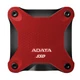 ADATA SD620 USB 3.2 GEN 2 KÜLSŐ SSD MEGHAJTÓ 2TB PIROS