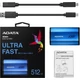 ADATA SE800 USB-C 3.2 GEN 2 KÜLSŐ SSD MEGHAJTÓ 512GB KÉK
