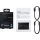 SAMSUNG T7 TOUCH USB 3.2 KÜLSŐ SSD MEGHAJTÓ 1TB FEKETE