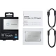 SAMSUNG T7 TOUCH USB 3.2 KÜLSŐ SSD MEGHAJTÓ 2TB EZÜST