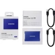 SAMSUNG T7 USB-C 3.2 GEN 2 KÜLSŐ SSD MEGHAJTÓ 2TB KÉK