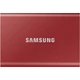 SAMSUNG T7 USB-C 3.2 GEN 2 KÜLSŐ SSD MEGHAJTÓ 500GB PIROS