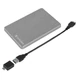VERBATIM STORE N GO ALU SLIM 2,5 COL USB 3.2 KÜLSŐ MEREVLEMEZ 1TB SZÜRKE