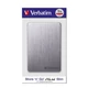 VERBATIM STORE N GO ALU SLIM 2,5 COL USB 3.2 KÜLSŐ MEREVLEMEZ 1TB SZÜRKE