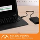 WESTERN DIGITAL ELEMENTS PORTABLE 2,5 COL USB 3.0 KÜLSŐ MEREVLEMEZ 1,5TB FEKETE