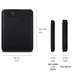 WESTERN DIGITAL ELEMENTS PORTABLE 2,5 COL USB 3.0 KÜLSŐ MEREVLEMEZ 4TB FEKETE