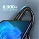 AXAGON FONOTT SZÖVET USB-C/USB-C GYORSTÖLTŐ ADATKÁBEL PD 2.0/3.0 QC 2.0/3.0/4.0 3A 60W 2m FEKETE