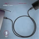 AXAGON FONOTT SZÖVET USB 3.2 GEN 1 USB-C/USB-C GYORSTÖLTŐ ADATKÁBEL PD 2.0/3.0 QC 2.0/3.0/4.0 3A 60W 5 Gb/s 3m FEKETE