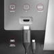 AXAGON USB TYPE-C - HDMI 2.0 4K@60Hz 2K@120Hz 1080P@120Hz KÁBEL 1,8m