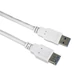 PREMIUMCORD USB 3.0 AM-AF HOSSZABBÍTÓ KÁBEL 3m FEHÉR