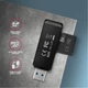 AXAGON CRE-S2N USB 3.2 GEN 1 MICRO SD/MICRO SDHC/MICRO SDXC SD/SDHC/SDXC MEMÓRIAKÁRTYA OLVASÓ FEKETE