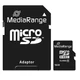 MEDIARANGE MICRO SDHC 16GB + ADAPTER CLASS 10