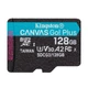 KINGSTON CANVAS GO PLUS MICRO SDXC 128GB CLASS 10 UHS-I U3 A2 V30 170/90 MB/s
