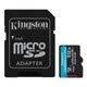 KINGSTON CANVAS GO PLUS MICRO SDXC 512GB + ADAPTER CLASS 10 UHS-I U3 A2 V30 170/90 MB/s