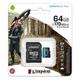 KINGSTON CANVAS GO PLUS MICRO SDXC 64GB + ADAPTER CLASS 10 UHS-I U3 A2 V30 170/70 MB/s