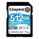 KINGSTON CANVAS GO PLUS SDXC 512GB CLASS 10 UHS-I U3 A2 V30 170/90 MB/s
