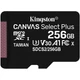 KINGSTON CANVAS SELECT PLUS MICRO SDXC 256GB CLASS 10 UHS-I U3 A1 V30 (100/85 MB/s)
