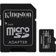 KINGSTON CANVAS SELECT PLUS MICRO SDHC 32GB + ADAPTER CLASS 10 UHS-I U1 A1 V10 (100 MB/s)
