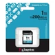 KINGSTON CANVAS GO PLUS SDXC 1TB CLASS 10 UHS-I U3 A2 V30 200/160 MB/s