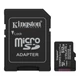 KINGSTON CANVAS SELECT PLUS MICRO SDXC 512GB + ADAPTER CLASS 10 UHS-I U3 A1 V30 (150/85 MB/s)