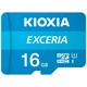 KIOXIA EXCERIA MICRO SDHC 16GB + ADAPTER CLASS 10 UHS-I U1 (100 MB/s OLVASÁSI SEBESSÉG)