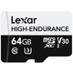 LEXAR HIGH ENDURANCE MICRO SDXC 64GB CLASS 10 UHS-I U3 V30 100/35 MB/s