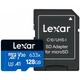 LEXAR HIGH PERFORMANCE 633x BLUE SERIES MICRO SDXC 128GB + ADAPTER CLASS 10 UHS-I U3 A1 V30 (100/45 MB/s)