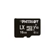PATRIOT LX SERIES MICRO SDHC 16GB CLASS 10 UHS-I U1 (80 MB/s OLVASÁSI SEBESSÉG)