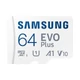 SAMSUNG EVO PLUS (2021) MICRO SDXC 64GB + ADAPTER CLASS 10 UHS-I U1 A1 V10 (130 MB/s ADATÁTVITELI SEBESSÉG)